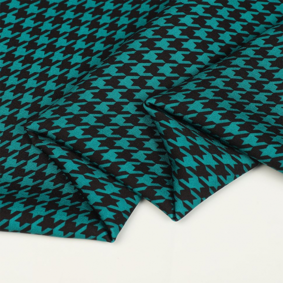 Ткань Барби 200 г/м? 95% полиэстер, 5% лайкра шир.148 см арт.Bar.pr.0419.6 цв.06 гусиная лапка рул.25м