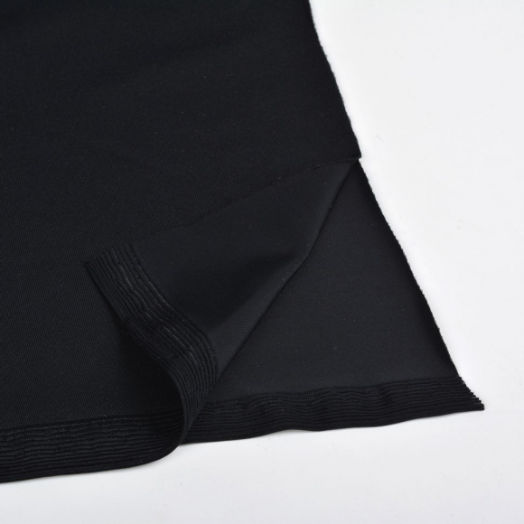 Ткань трикот. Бифлекс матовый арт.TBY-1808212 180г/м? 82% нейлон 18% спандекс шир.150см цв. черный рул.40-70м