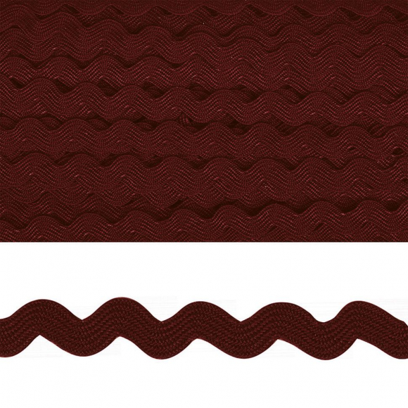 Тесьма декоративная Вьюнчик арт.TBY.64312 шир.5мм цв.F178 бордовый уп.32,92м