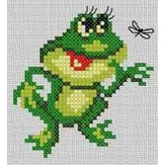 Набор для вышивания АЛИСА арт.0-22 Лягушонок 7х7 см