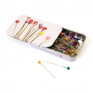 181409_Булавки портновские с перламутровыми круглыми головками в жестянной коробочке