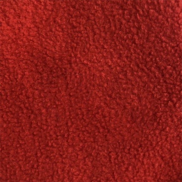 Ткань флис 2-х сторонний TBY-0059-171 190 г/м? 100% ПЭ шир.150см  цв.S171 красный рул.70-110м (1кг - 3,5м)