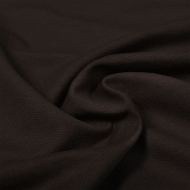 Ткань футер 2х нитка петля гл/крашеный, 230г/м?  74% хл 21%пэ 5%эласт  шир.180см арт.ШН-23074215-27 цв.шоколад рул. 45-70м