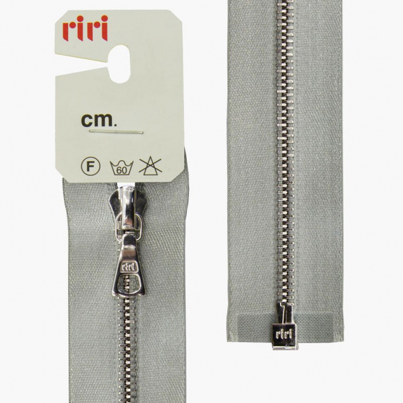 65964_Молния металл, Ni, разъёмная 1 замок, на атласной тесьме, 4 мм, 65 см, цвет 9112, голубовато-серый 65964_Молния металл, Ni, разъёмная 1 замок, на атласной тесьме, 4 мм, 65 см, цвет 9112, голубовато-серый