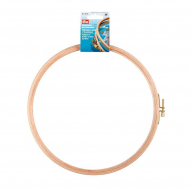 611679 PRYM Пяльцы 8мм латунный винт ? 25см 3-х слойное склеивание бук уп.1шт