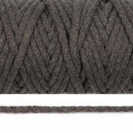 Шнур круглый х/б 05мм цв.2114 серо-коричневый уп.50м