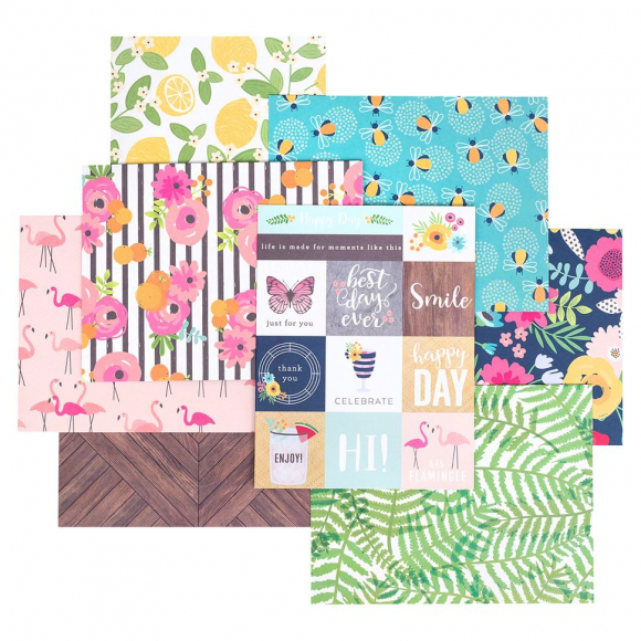 192377_Набор заготовок открыток с конвертами "Patio Party"