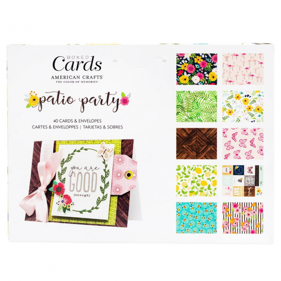 192377_Набор заготовок открыток с конвертами "Patio Party"