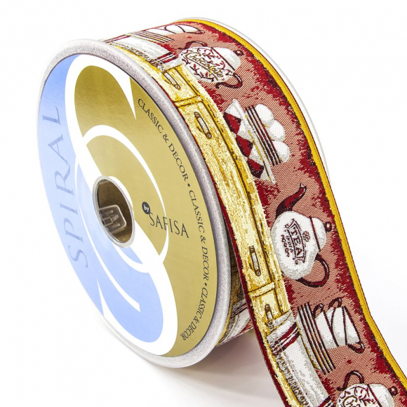 Лента жаккард SAFISA, 50 мм, 15 м, цвет 02