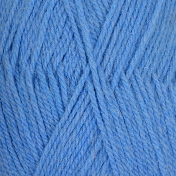 Пряжа для вязания ПЕХ Джинсовый Ряд (50% шерсть, 50% акрил) 10х100г/250м цв.777 т.голубой меланж