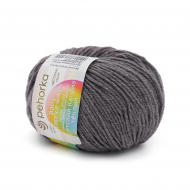 Пряжа для вязания ПЕХ Детский каприз тёплый (50% мериносовая шерсть, 50% фибра) 10х50г/125м цв.1387 меланжевый мокко