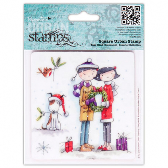 61716_Штамп "Омела" Tulip Christmas