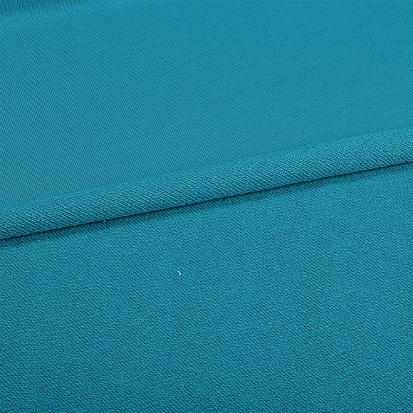 Ткань трикотаж Футер 3х нитка петля хлопок 320г пенье 190см бирюза 17-4432 уп.6м Ткань трикотаж Футер 3х нитка петля хлопок 320г пенье 190см бирюза 17-4432 уп.6м