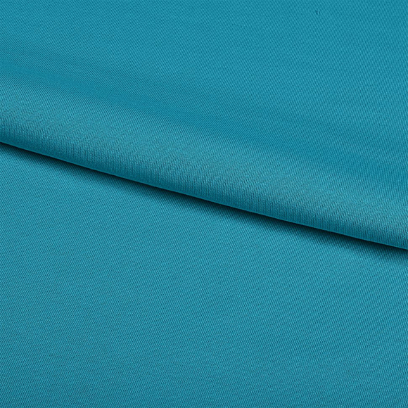 Ткань трикотаж Футер 3х нитка петля хлопок 320г пенье 190см бирюза 17-4432 уп.6м Ткань трикотаж Футер 3х нитка петля хлопок 320г пенье 190см бирюза 17-4432 уп.6м