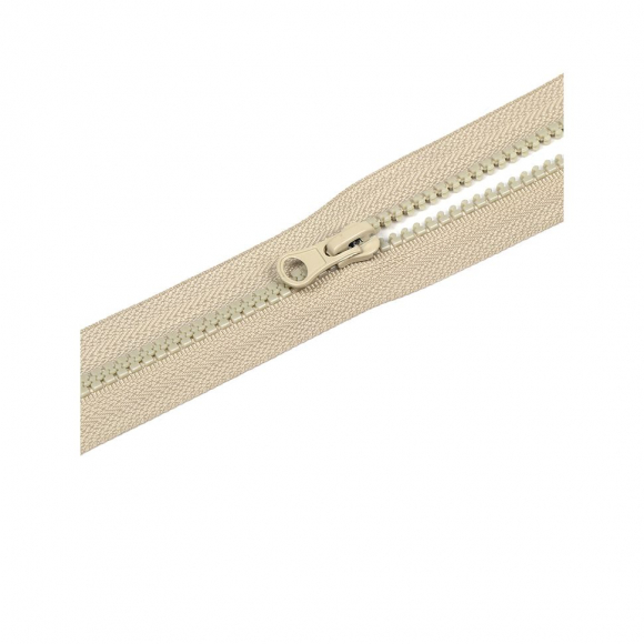 Молния MaxZipper трактор №5 1 замок усил.зв., 70см, цв.F307 натуральный уп.10шт