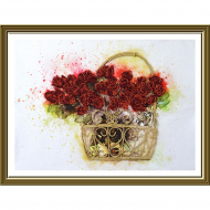 Набор для вышивания бисером НОВА СЛОБОДА арт.НК3303 Цветы любви 48х35 см