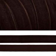 Лента бархатная арт.TBY.LB2072 нейлон шир.20мм цв.коричневый уп.20м