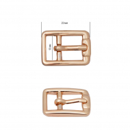 Пряжка металлическая TBY.2006 22х16мм, внутр. размер 10мм цв. золото уп. 20шт