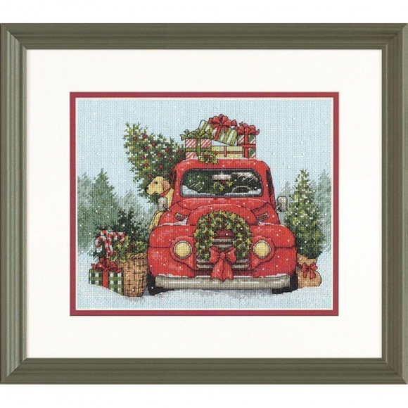 Набор для вышивания DIMENSIONS арт.DMS-70-08992 Праздничная поездка 20х25 см