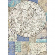 187780_Бумага рисовая "Cosmos Infinity zodiaco"