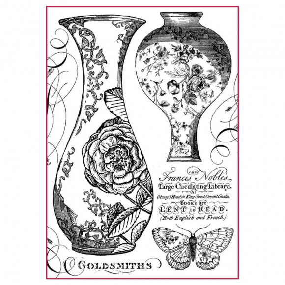 120775_Бумага рисовая мини - формат "Ваза"