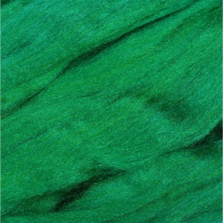 Шерсть для валяния ТРО Гребенная лента (100% нейлон) 50г цв.0723 яр.зелень