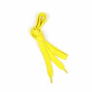 Шнурки плоские полиэфир 15мм цв.желтый 05 арт.57/15 130см уп.144шт