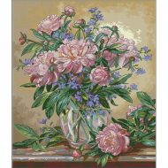 Набор для вышивания DIMENSIONS арт.DMS-35211 Ваза с пионами 30х36 см