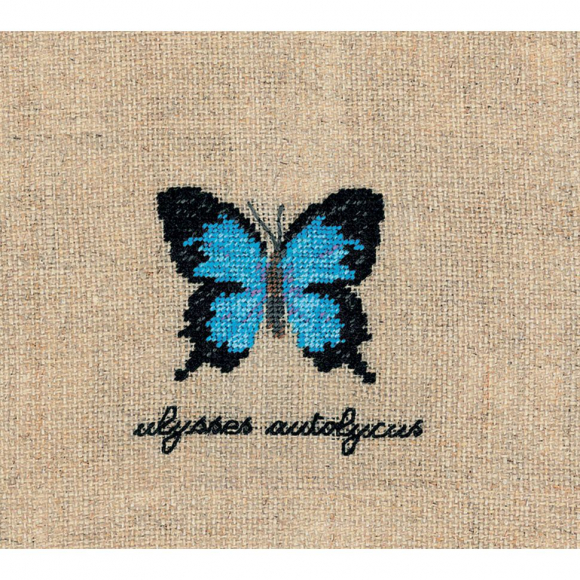 Набор для вышивания Le Bonheur des Dames арт.3628 Papillons Ulysses Autolycus (Бабочка Ulysses Autolycus) 5х5,5 см