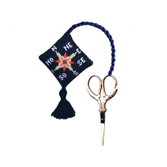 Набор для вышивания Le Bonheur des Dames арт.3332 Аксессуар для ножниц Boussole (Компас) 6х6 см