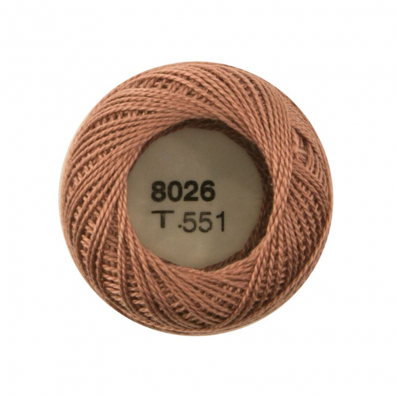 50438_Мулине "Finca Perle"(Жемчужное"), №12,однотонный цвет 8026