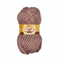 Пряжа ADELIA FAST (78% акрил, 22% шерсть) 3х150г/45м цв.08 коричневый