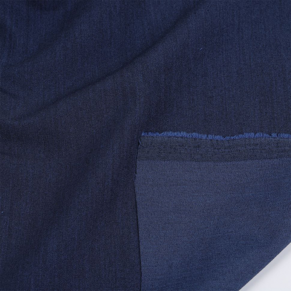 Ткань Костюмная Гальяно 200 г кв.м 75% полиэстер, 19% вискоза, 6% спандекс шир.150 см арт.TBY.W2249.45 цв.45 синий меланж уп.5м