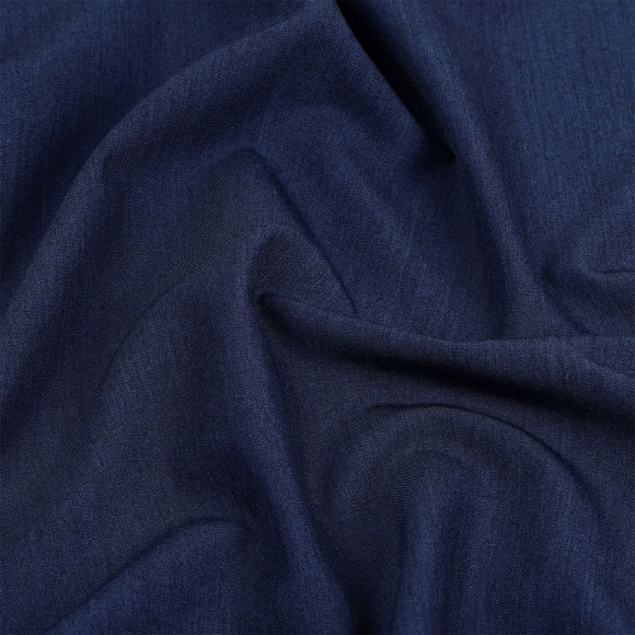 Ткань Костюмная Гальяно 200 г кв.м 75% полиэстер, 19% вискоза, 6% спандекс шир.150 см арт.TBY.W2249.45 цв.45 синий меланж уп.5м