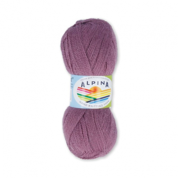 Пряжа ALPINA KLEMENT (80% альпака, 20% мериносовая шерсть) 4х50г/300м цв.13 сиреневый Пряжа ALPINA KLEMENT (80% альпака, 20% мериносовая шерсть) 4х50г/300м цв.13 сиреневый