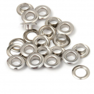 Люверсы нерж.сталь New Star №5 (? 7,3мм, h 5,41мм) цв. никель уп. 1000шт