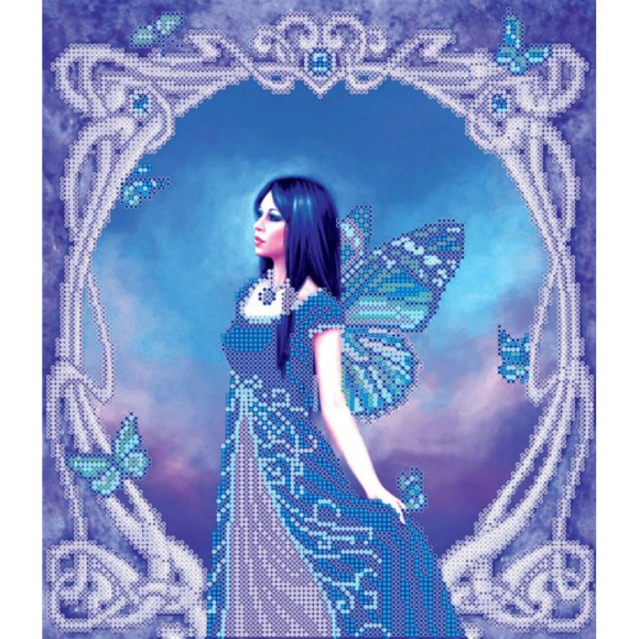 Схема на холсте АБРИС АРТ арт. AC-114 Сапфир 26х30 см