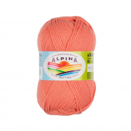 Пряжа ALPINA NANA (70% хлопок, 30% полиамид) 10х50г/105м цв.11 коралловый