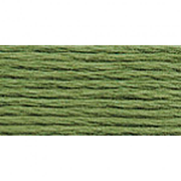 Нитки для вышивания Gamma мулине (0001-0206) 100% хлопок 24 x 8 м цв.0036 серо-зеленый