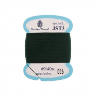 Нитки для вышивания SumikoThread JST3 9 100% шелк 40 м цв.056 т.зеленый