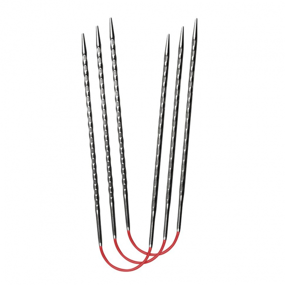 Спицы металлические круговые супергладкие c квадратным кончиком addiCrasyTrioNovel Long №5 30 см