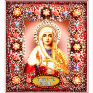 113704_Набор для вышивания хрустальными бусинами "Святая Евгения"