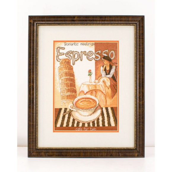 91219_Вышитая картина "Кофе на двоих"