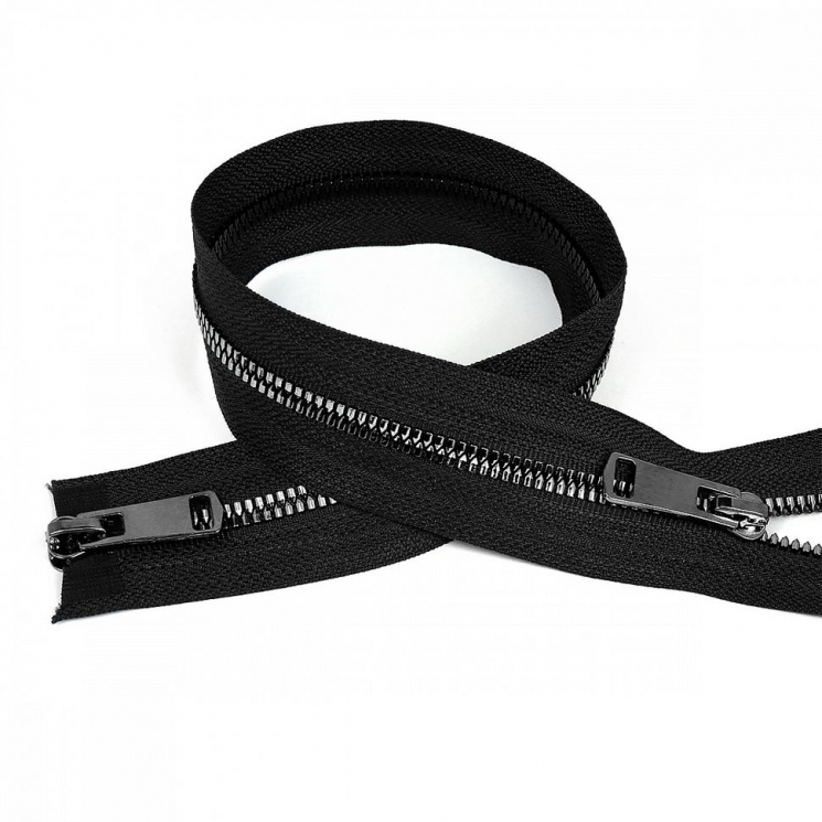 Молния MaxZipper трактор №5 2 замка TT, 110см, цв.черн/т.никель уп.10шт