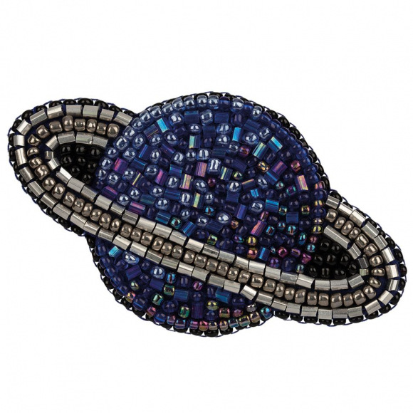 Набор для вышивания KLART арт. 10-010 Брошь. Сатурн 7,5х4,5 см Набор для вышивания KLART арт. 10-010 Брошь. Сатурн 7,5х4,5 см