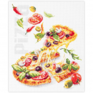 Набор для вышивания ЧУДЕСНАЯ ИГЛА арт.120-094 Пицца 23x27 см Набор для вышивания ЧУДЕСНАЯ ИГЛА арт.120-094 Пицца 23x27 см