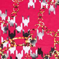 Ткань Милано 230 г/м? 95% полиэстер, 5% лайкра шир.150 см арт.T.0043.3 цв.03 фуксия рул.25м