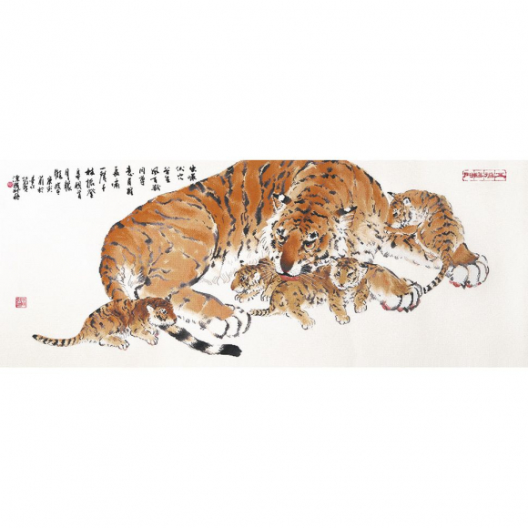 163760_Набор для вышивания "Пять тигров"