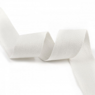 Тесьма киперная 30 мм хлопок 2,5г/см арт.TBY.CT30101 цв.F101 белый уп.50м Тесьма киперная 30 мм хлопок 2,5г/см арт.TBY.CT30101 цв.F101 белый уп.50м