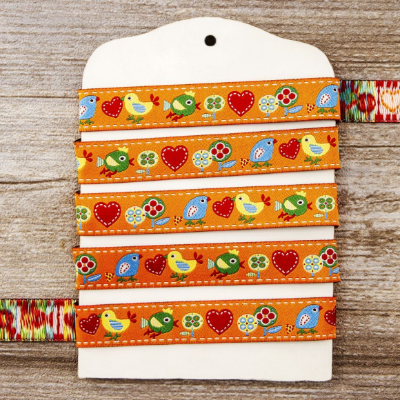 Лента жаккард SAFISA, 15 мм, 15 м, цвет 03